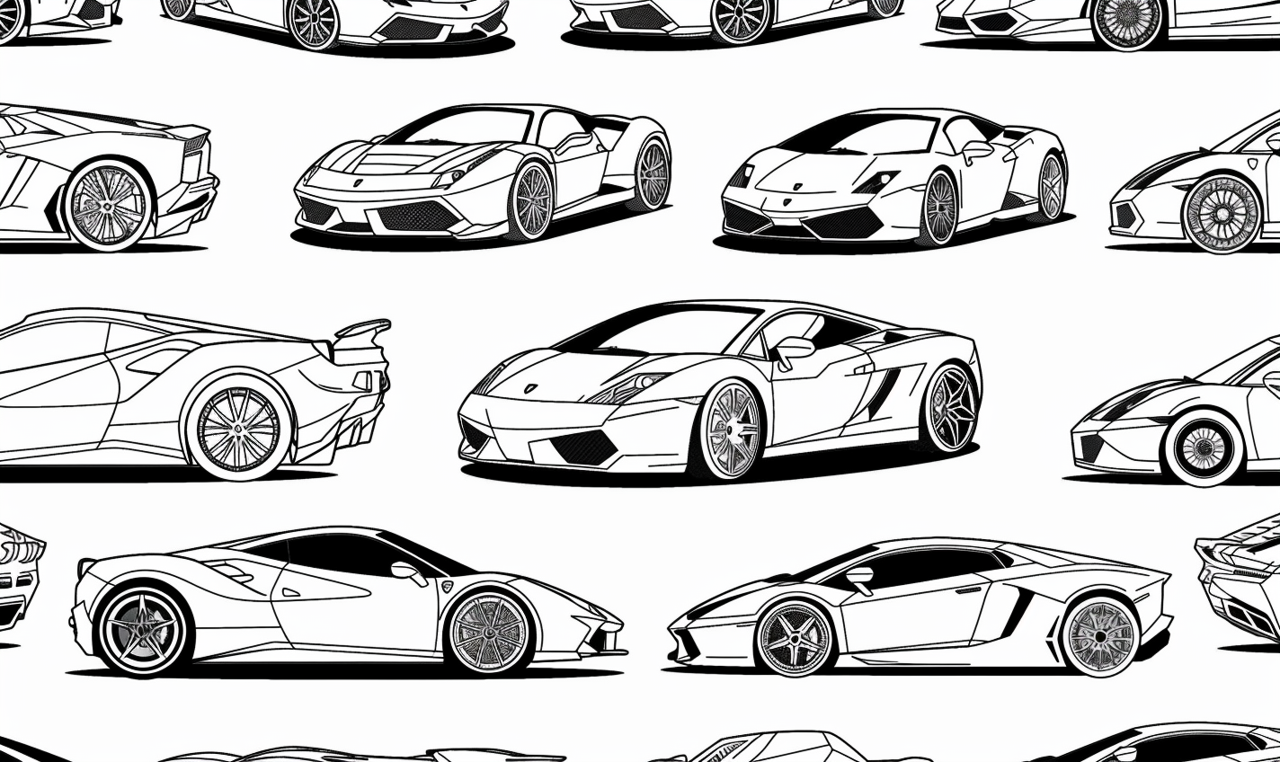 Lenktyniniai automobiliai Spalvinimo lapas